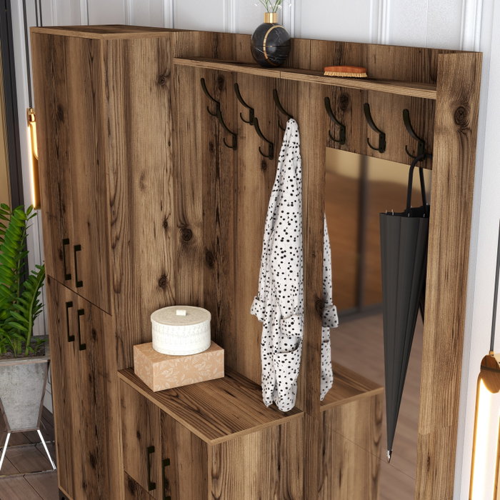 Hanah Home Berlin ABC - Walnut